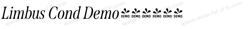 Limbus Cond Demo字体转换